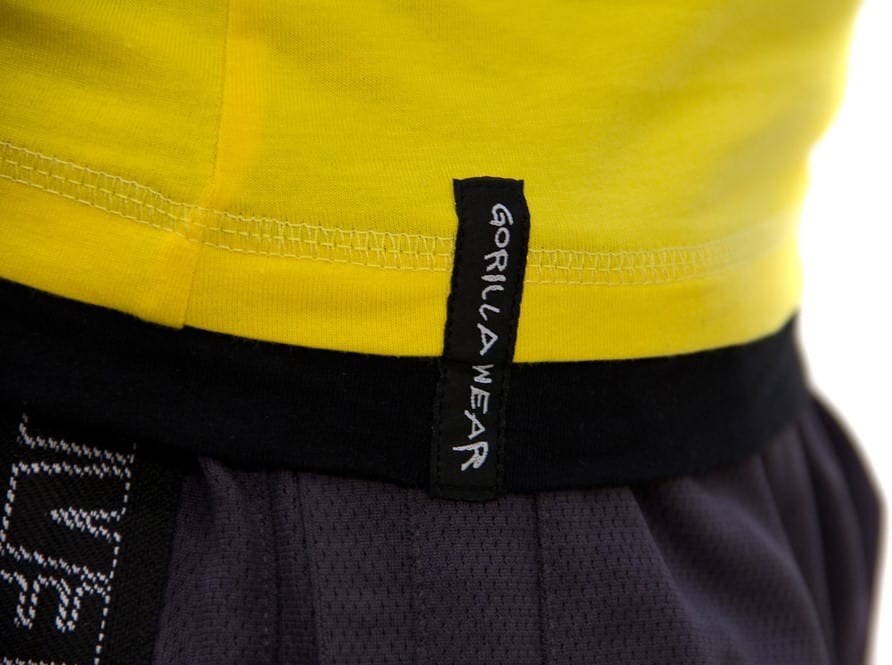 Logo Stringer Tank Top-Yellow - Image 4