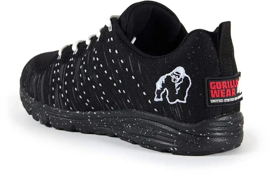 Brooklyn knitted sneakers - Black/White - Image 3
