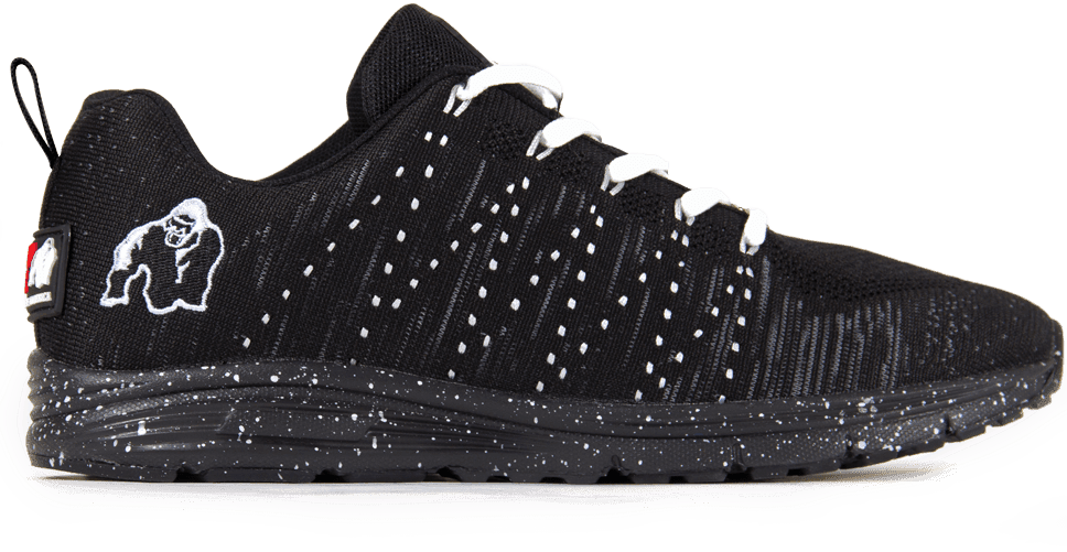 Brooklyn knitted sneakers - Black/White - Image 2