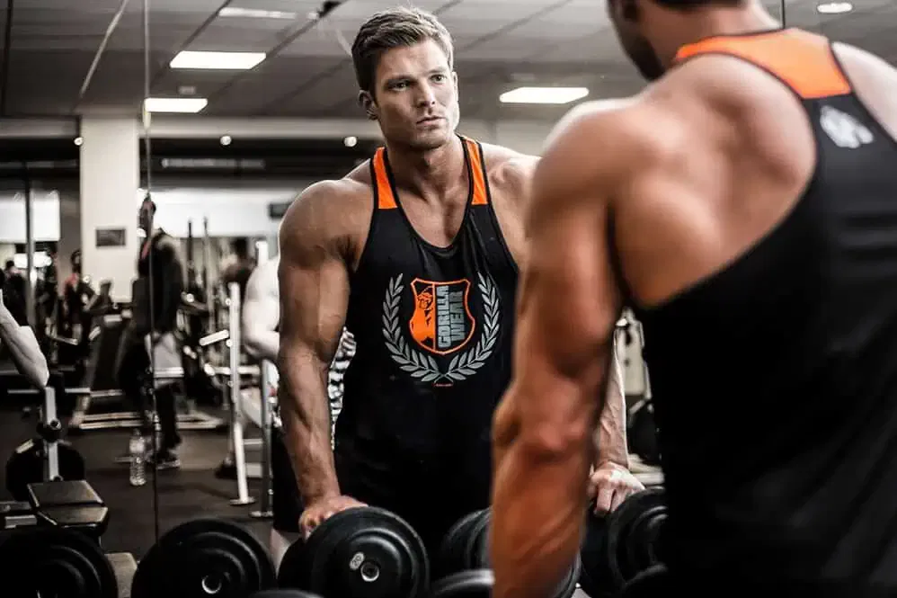 Lexington Tank Top - Black/Neon Orange - Image 2
