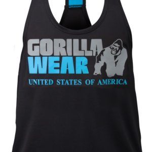 Nashville Tank Top - Black/Light Blue
