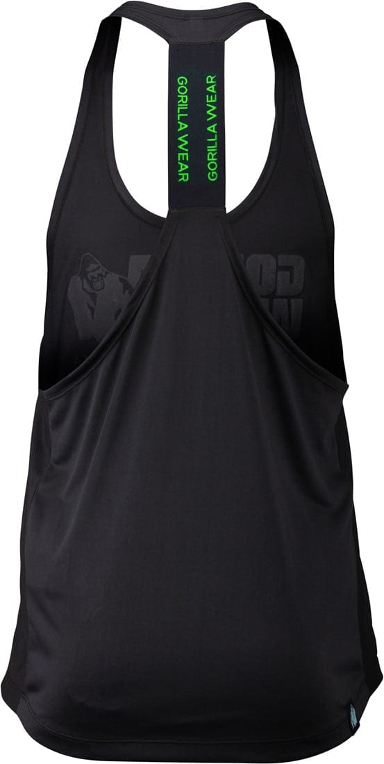 Nashville Tank Top - Black/Neon Lime - Image 2