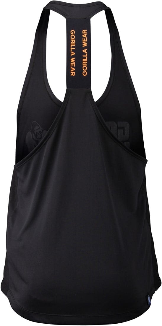 Nashville Tank Top - Black/Neon Orange - Image 3