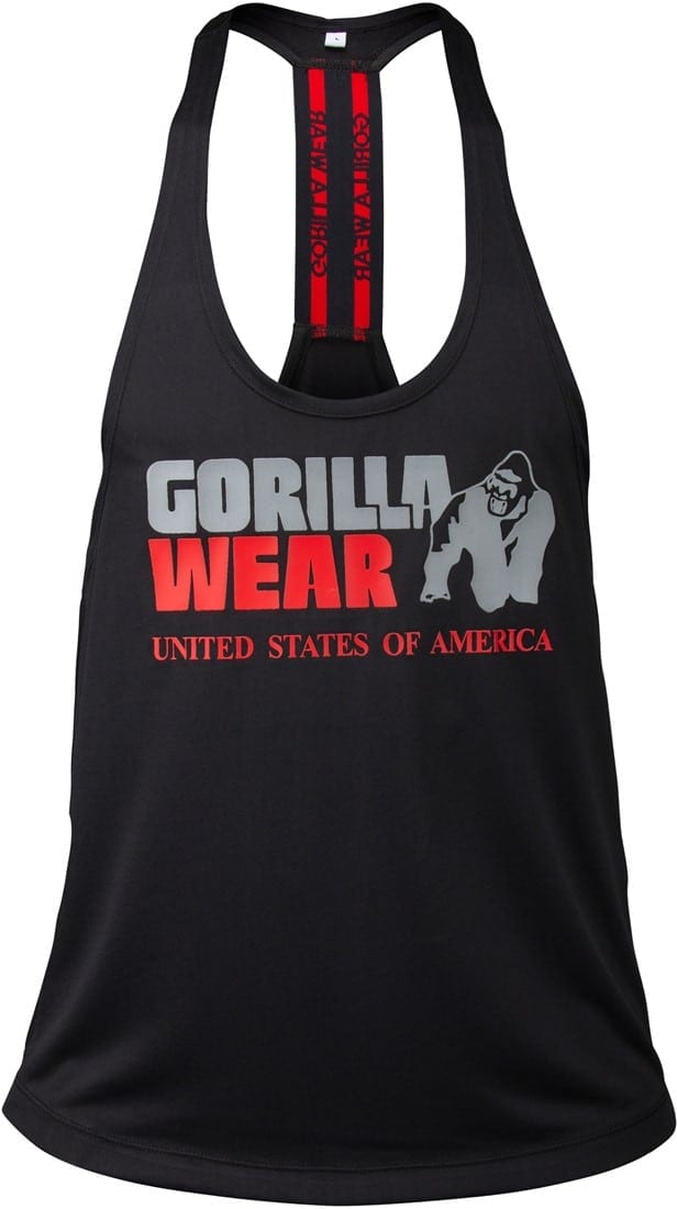 Nashville Tank Top - Black/Red