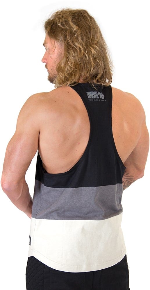 Nevada Stringer Tank Top - Black/Gray - Image 3
