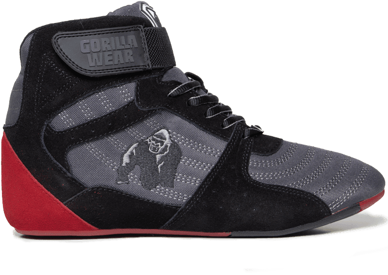 Perry High Tops Pro - Gray/Black/Red - Image 4
