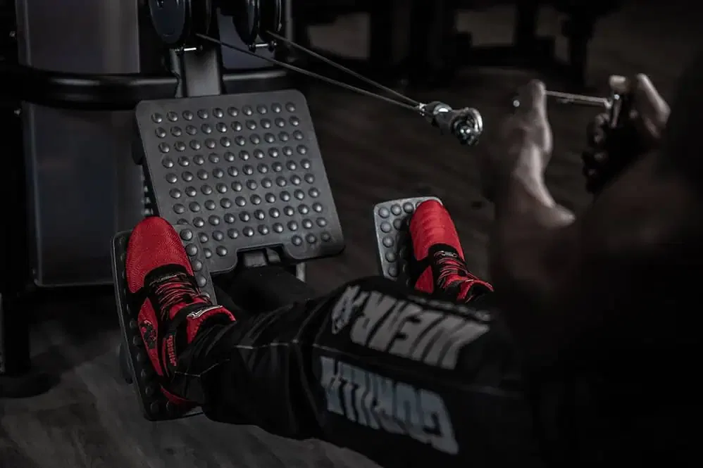 Perry High Tops Pro - Gray/Black/Red - Image 6