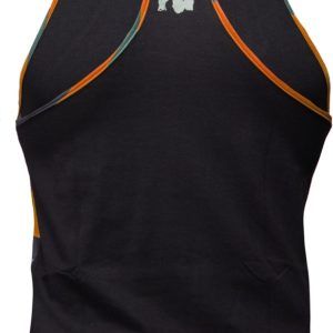 Alternative view of Sacramento Camo Mesh Tank Top - Black/Neon Orange