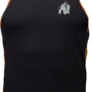 Sacramento Camo Mesh Tank Top - Black/Neon Orange