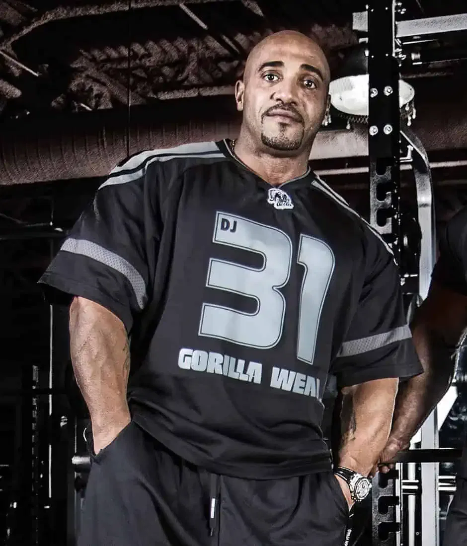 GW Athlete T-Shirt Dennis James - Black/Gray - Image 4