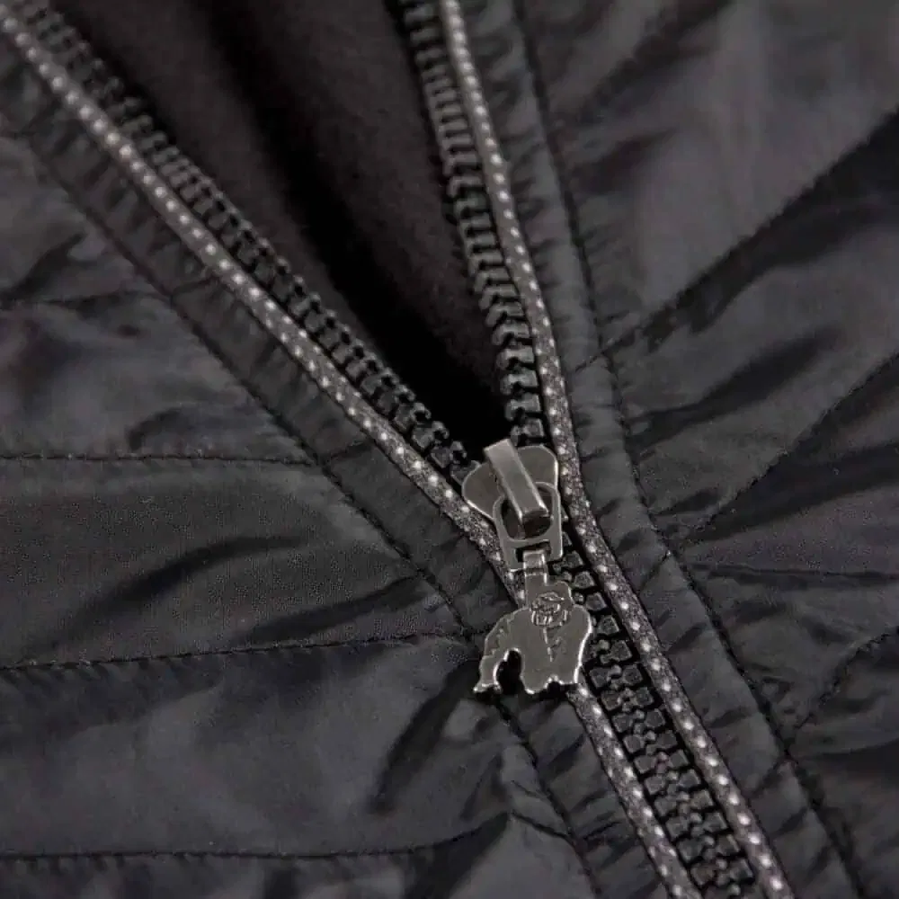 Jefferson Front Padded Jacket - Black/Gray - Image 5
