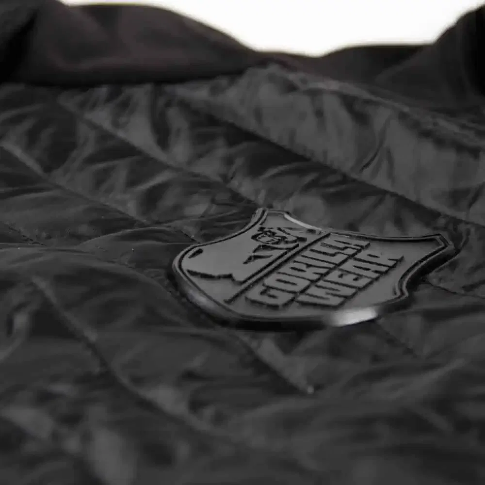 Jefferson Front Padded Jacket - Black/Gray - Image 9
