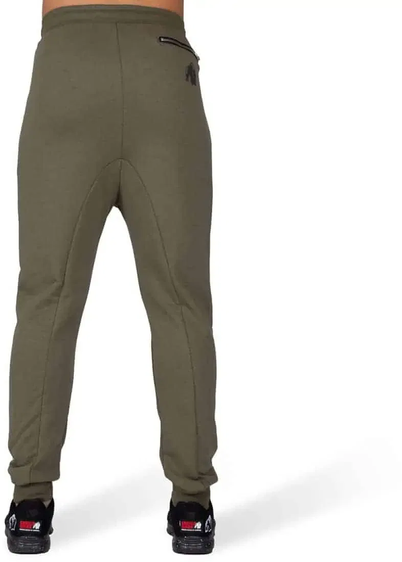Alabama Drop Crotch Joggers - Army Green - Image 3