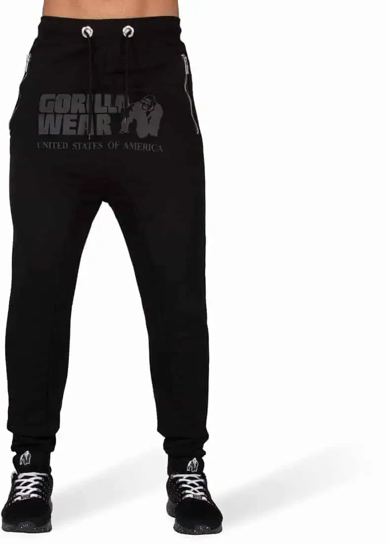 Alabama Drop Crotch Joggers - Black - Image 2