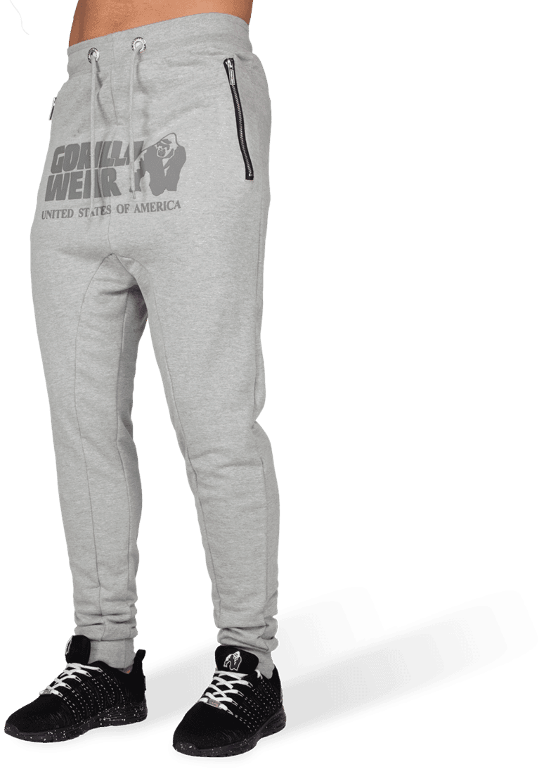 Alabama Drop Crotch Joggers - Gray