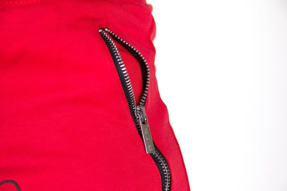 Alabama Drop Crotch Joggers - Red - Image 4