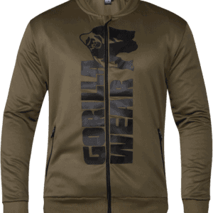 Ballinger Track Jacket - Army Green/Black