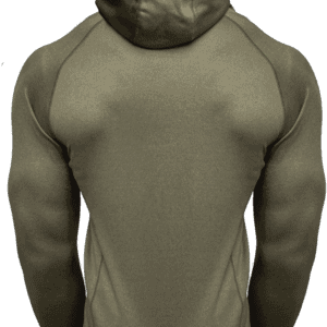 Alternative view of Bridgeport Zipped Hoodie - Army Green