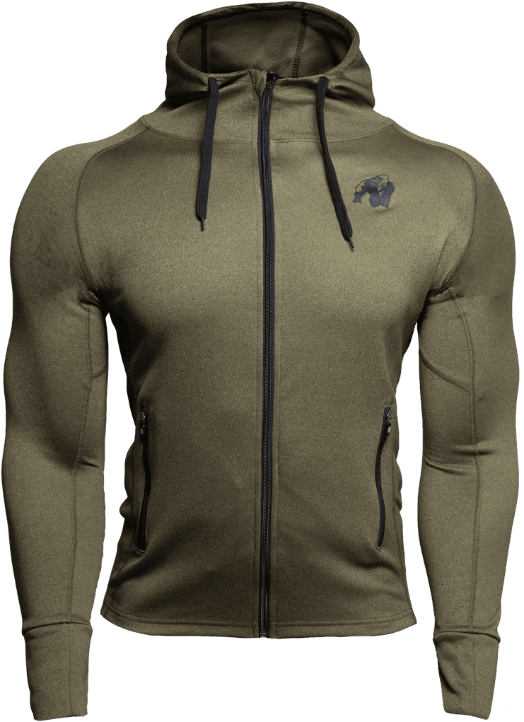 Bridgeport Zipped Hoodie - Army Green