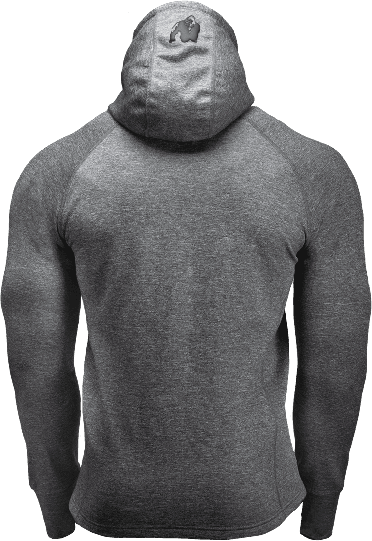 Bridgeport Zipped Hoodie - Dark Gray - Image 2