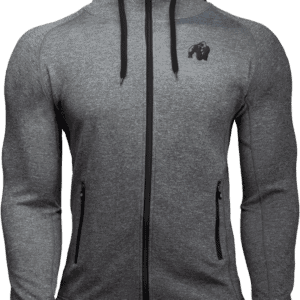Bridgeport Zipped Hoodie - Dark Gray