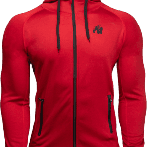 Bridgeport Zipped Hoodie - Red