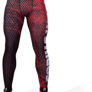 Alternative view of Bruce Men's Tights - Red/Grey