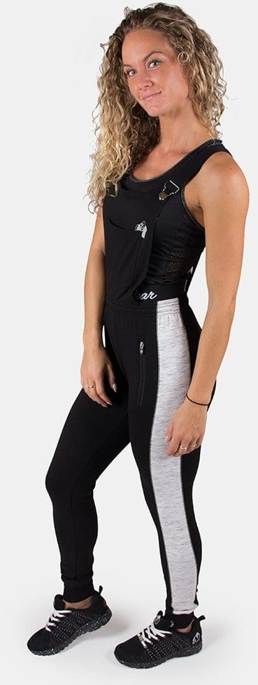 Dolores Dungarees - Black/Gray - Image 3