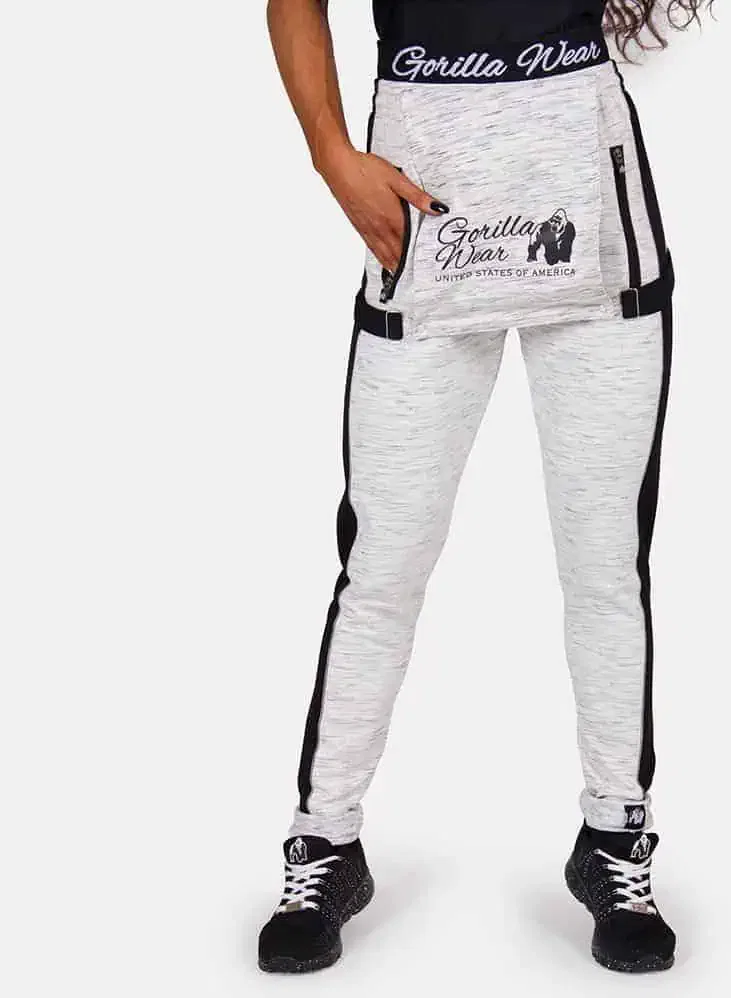 Dolores Dungarees - Gray/Black