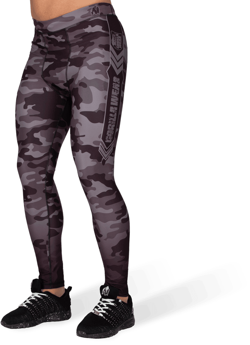 Franklin Men's Tights - Black/Gray Camo