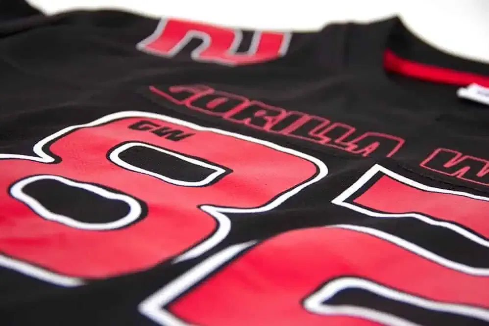 Fresno T-shirt - Black/Red - Image 4