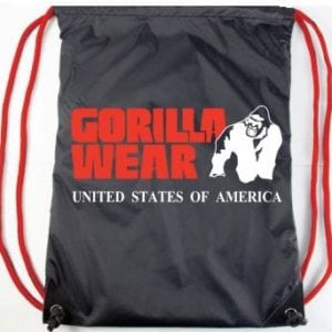 Gorilla Wear Drawstring Bag - Black/Red