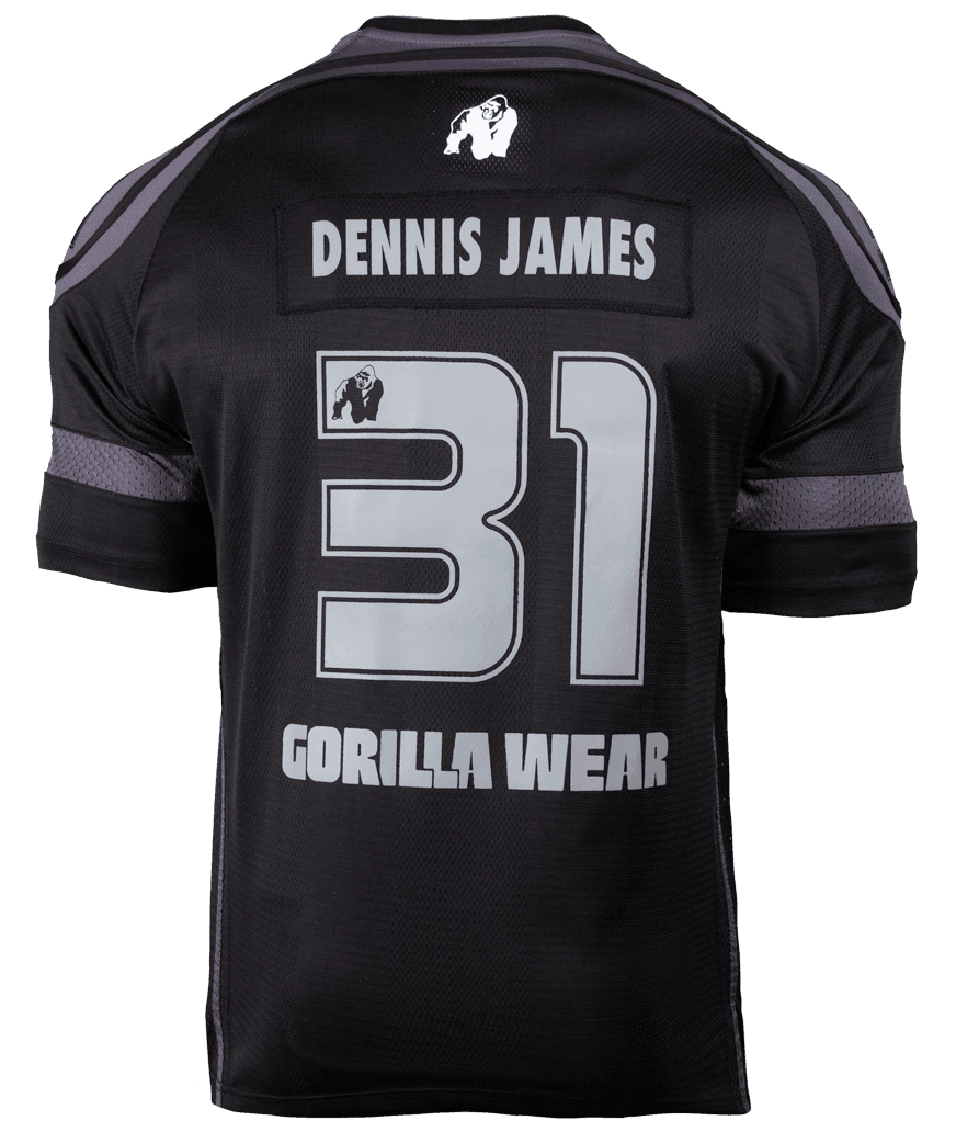 GW Athlete T-Shirt Dennis James - Black/Gray - Image 2