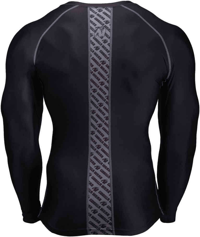Hayden Compression Long Sleeve - Black/Gray - Image 2