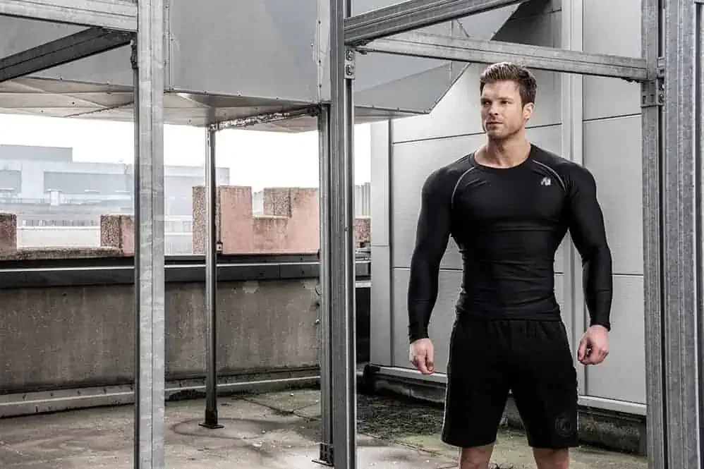 Hayden Compression Long Sleeve - Black/Red - Image 7