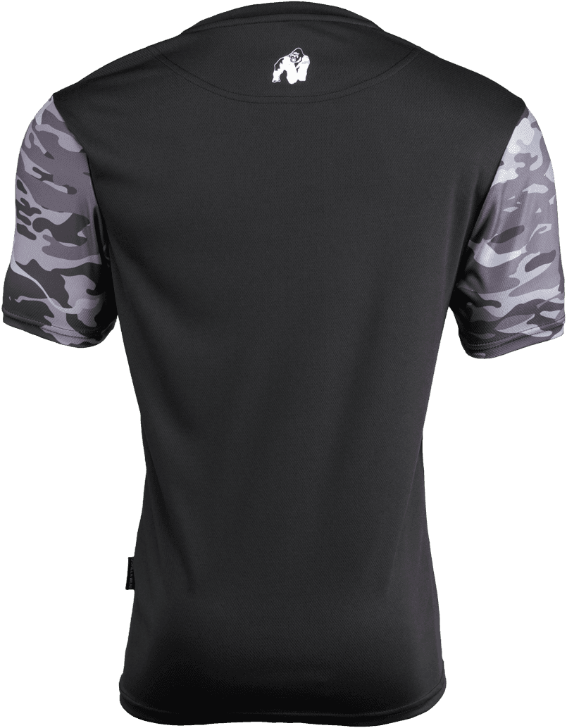 Kansas T-shirt - Black/Gray Camo - Image 2