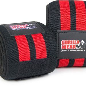 Knee Wraps 79 Inch Black/Red