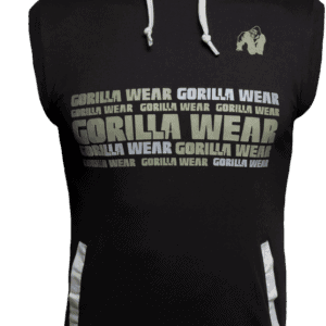 Melbourne S/L Hooded T-shirt - Black