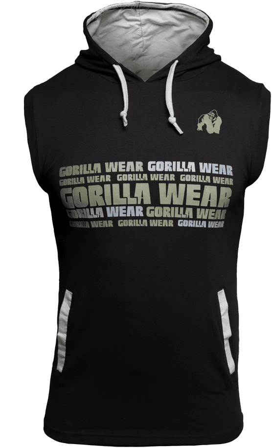 Melbourne S/L Hooded T-shirt - Black