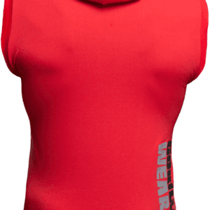 Alternative view of Melbourne S/L Hooded T-shirt - Red