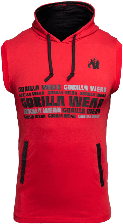 Melbourne S/L Hooded T-shirt - Red