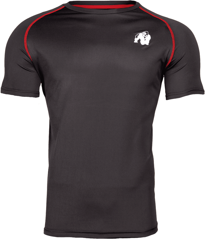 Performance t-shirt - Black/red