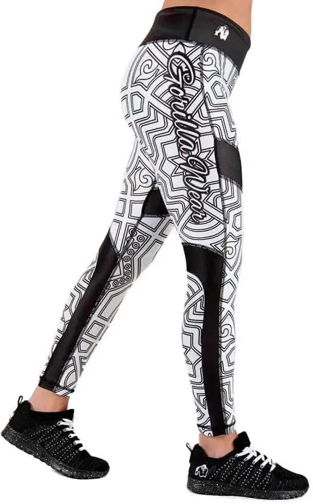 Pueblo Tights - Black/White - Image 2