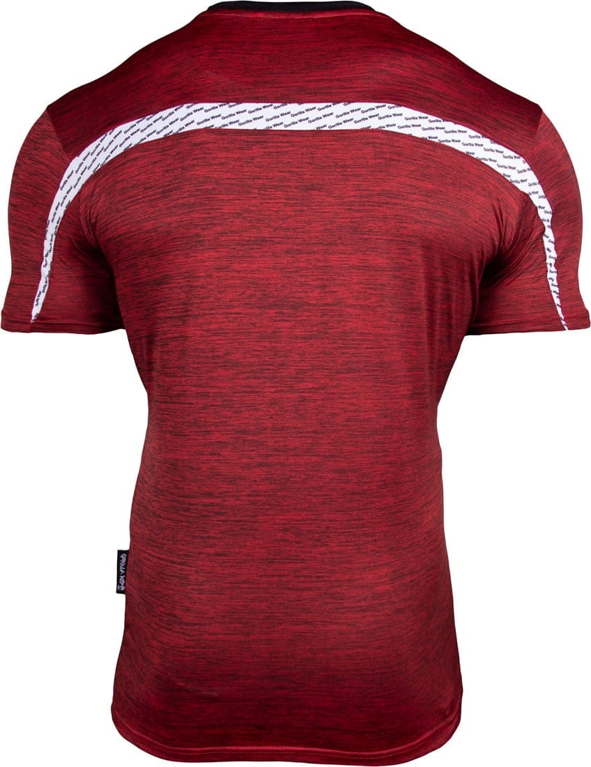 Roy T-shirt - Red/Black - Image 2