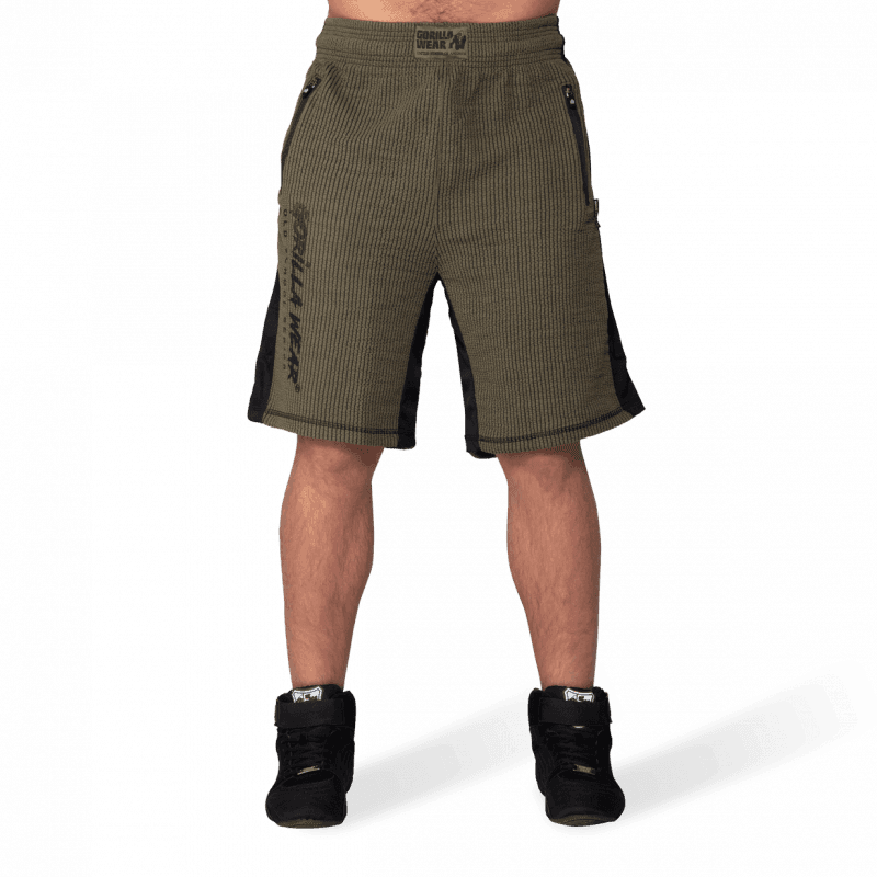 Augustine Old School Shorts - Army Green - Image 2