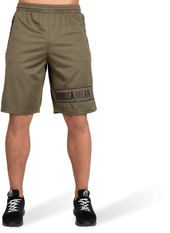 Branson Shorts - Army Green/Black - Image 2