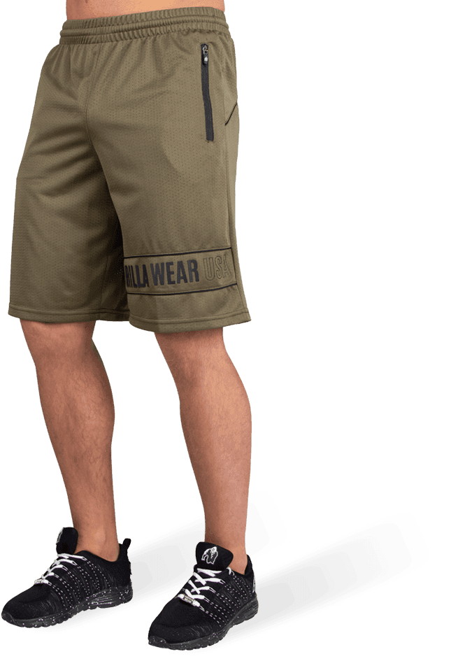 Branson Shorts - Army Green/Black