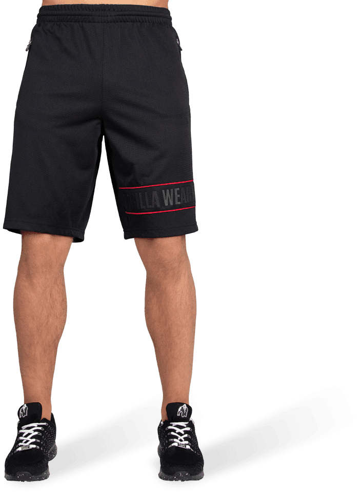 Branson Shorts - Black/Red - Image 2