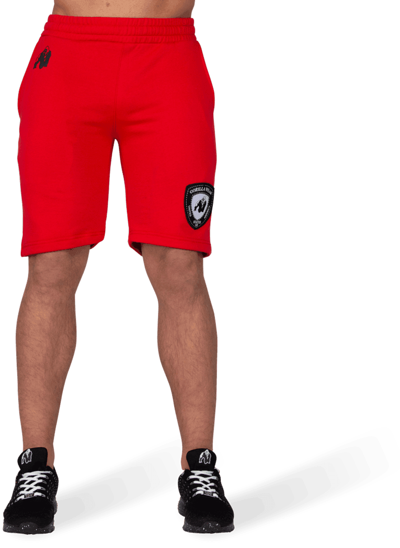 Los Angeles Sweat Shorts - Red - Image 6