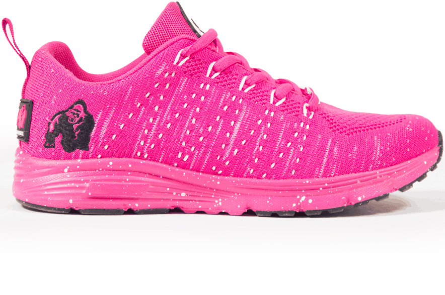 Brooklyn Knitted Sneakers - Pink/White